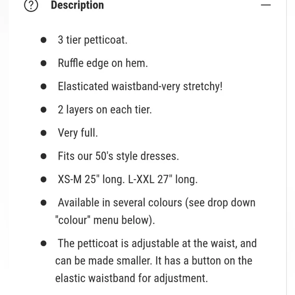 Hell Bunny Black 3 Tiered Petticoat - Picture 4 of 6